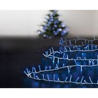 Ours polaire gonflable de Noël décoration gonflable LED de Noël 2,06H m  lumières LED 2 pingouins blanc