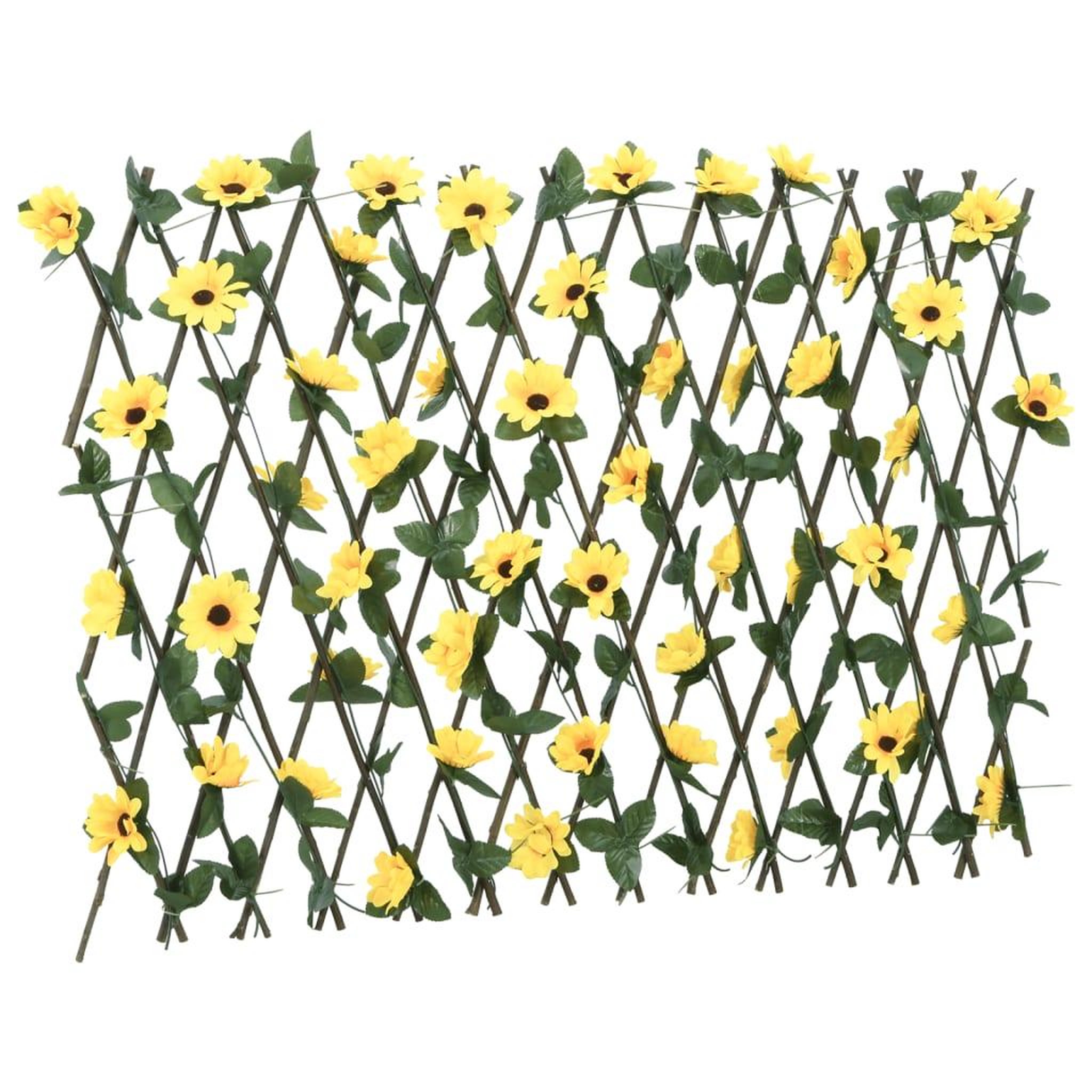 VIDAXL vidaXL Treillis de lierre artificiel extensible jaune 180x60 cm