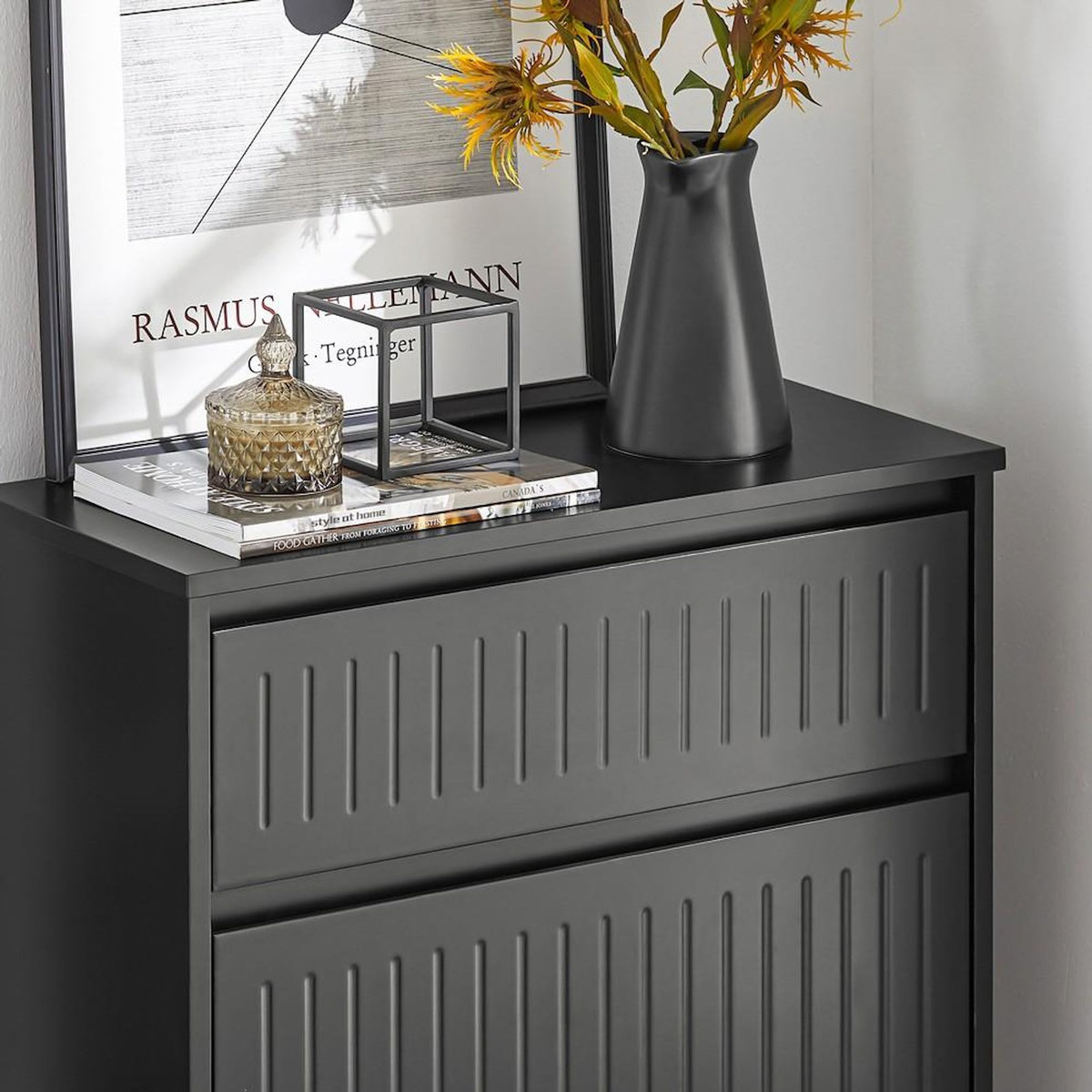 SOBUY SoBuy - Meuble À Chaussures avec un tiroir - Nordique - FSR165