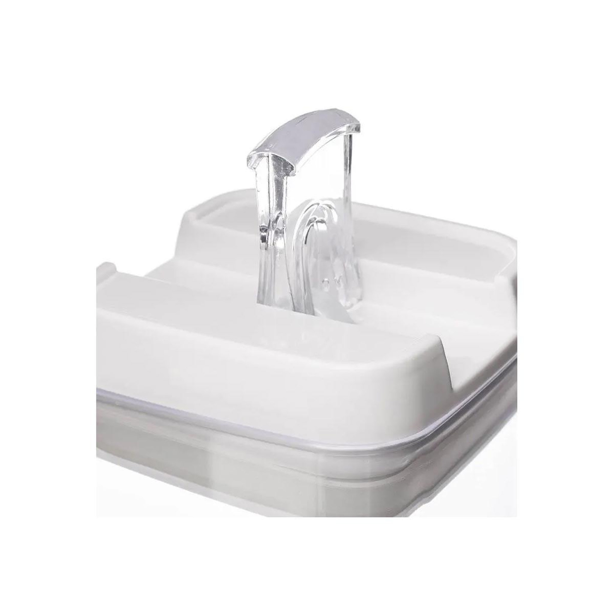 Voir la diapositive 3 : FIVE Bocal en plastique carré  oslo  500ml transparent
