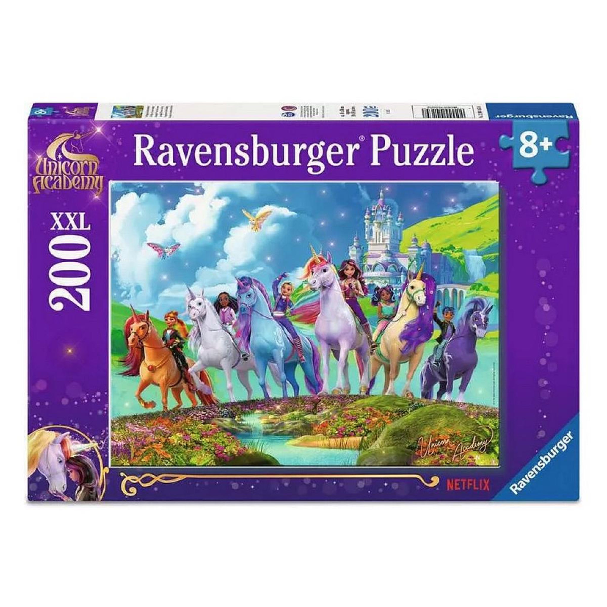 RAVENSBURGER Puzzle 200 pieces XXL - La magie de l Ecole des licornes