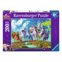 Voir la diapositive 1 : RAVENSBURGER Puzzle 200 pieces XXL - La magie de l Ecole des licornes