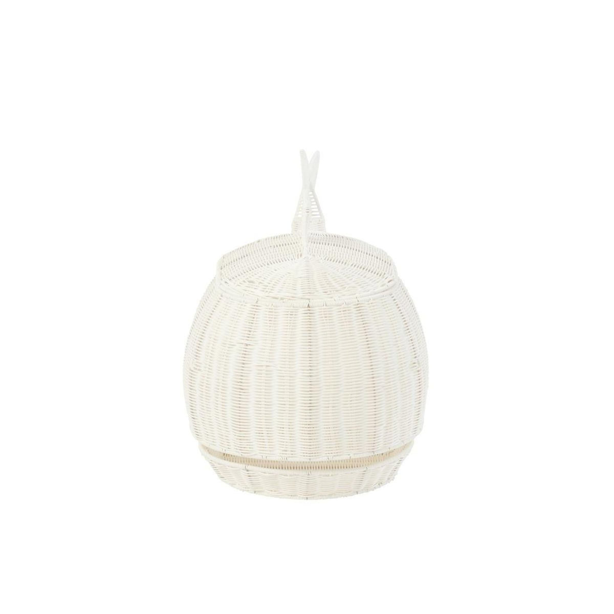 Paris Prix Panier de Rangement Enfant  Baleine  90cm Blanc