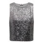Voir la diapositive 1 : JACQUELINE DE YONG Top Sequins Gris  Femme JDY  ilo