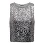 Voir la diapositive 1 : JACQUELINE DE YONG Top Sequins Gris  Femme JDY Milo
