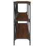 Voir la diapositive 5 : VIDAXL Table console chene marron 180x30x75 bois d'ingenierie et fer