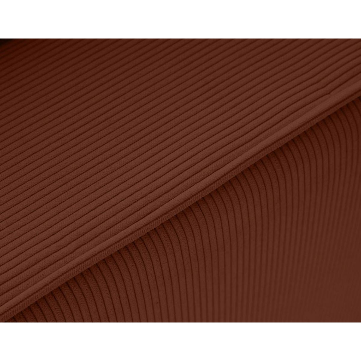 LISA DESIGN Albane - fauteuil en velours côtelé pieds bois foncé