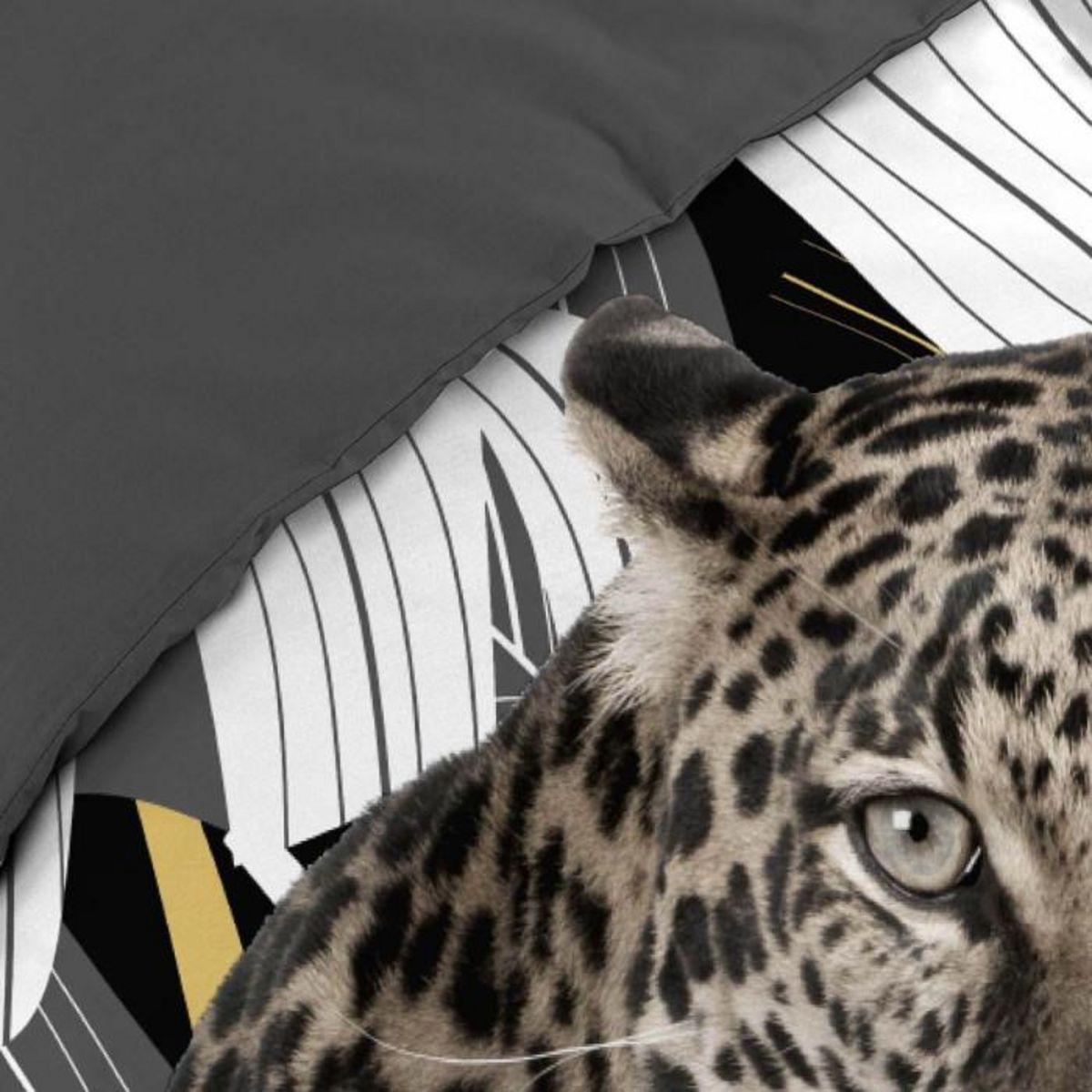 Paris Prix Parure de Lit 2 Pièces  Rexa  140x200cm Noir