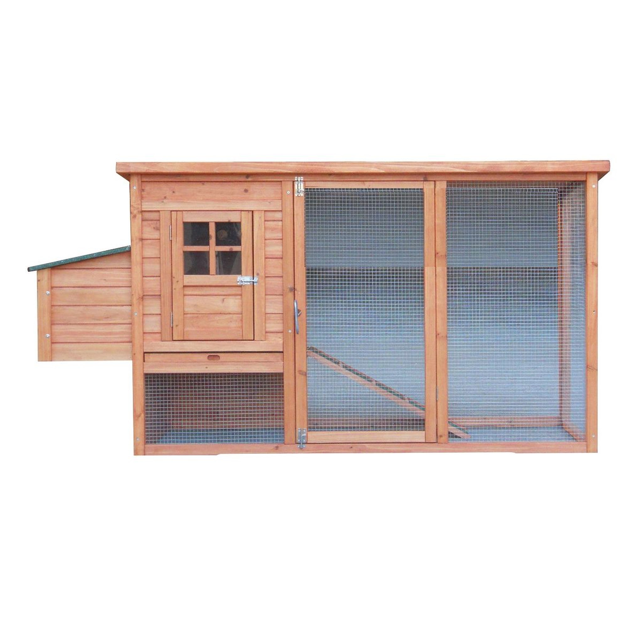 Voir la diapositive 3 : Habita Poulailler standard / 1,50 m2 / 3-4 poules / toit bitumé 1 pente