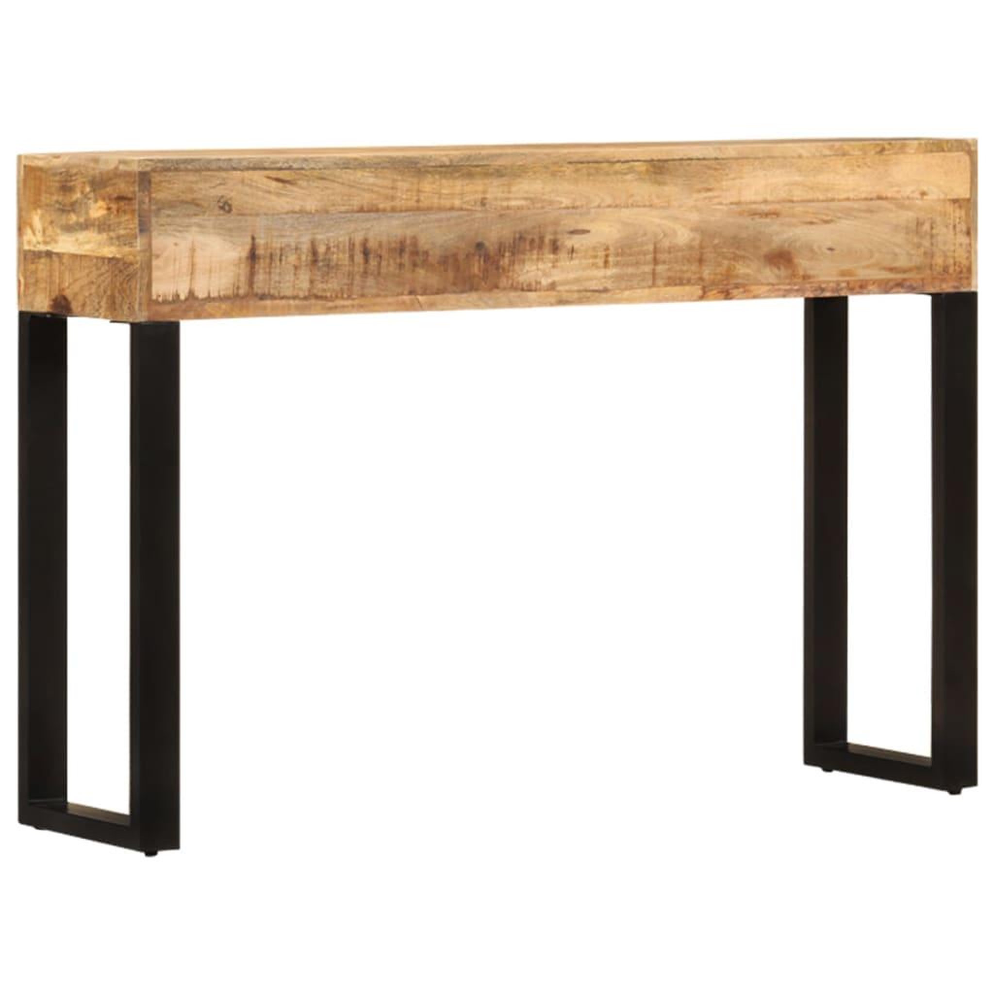 Voir la diapositive 4 : VIDAXL Table console 110 x 30 x 76 cm Bois de manguier massif