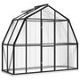 Voir la diapositive 2 : VIDAXL Serre avec cadre de base anthracite 3,3 m^2 aluminium