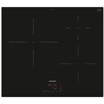 Siemens Table de cuisson induction 60cm 3 foyers 4600w noir - EU611BJB5E