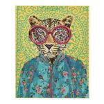 Paris Prix Toile Déco Tigre  Popart  40x50cm Multicolore