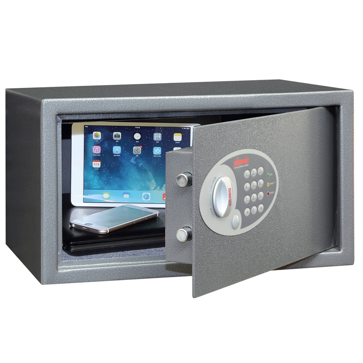 PHOENIX Coffre-fort à poser SS0803E - Combinaison électronique 33 L