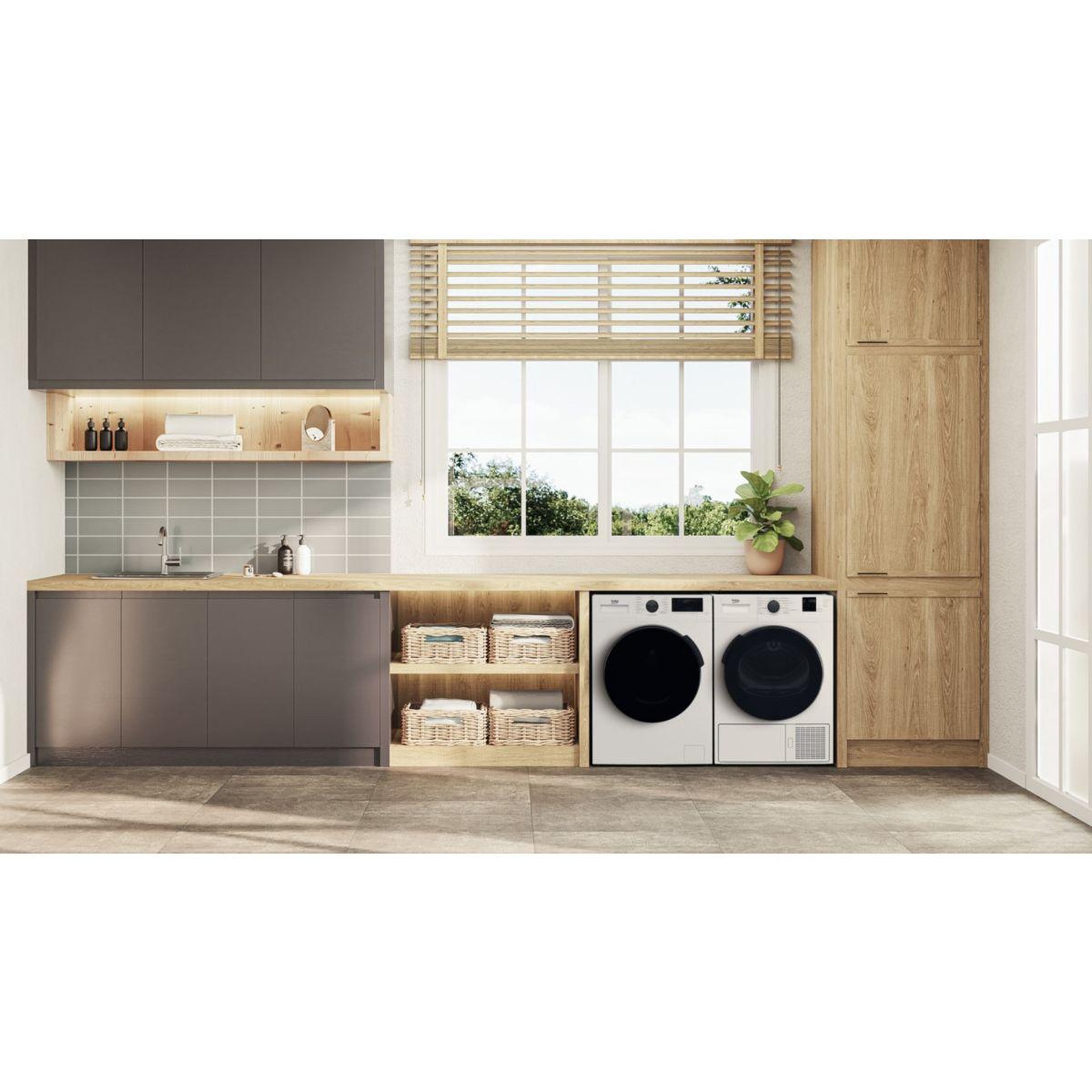 Voir la diapositive 5 : Beko Sèche linge à condensation DU10112CX0W