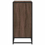 Voir la diapositive 5 : VIDAXL Buffet chene marron 68x35x76 cm bois d'ingenierie et metal