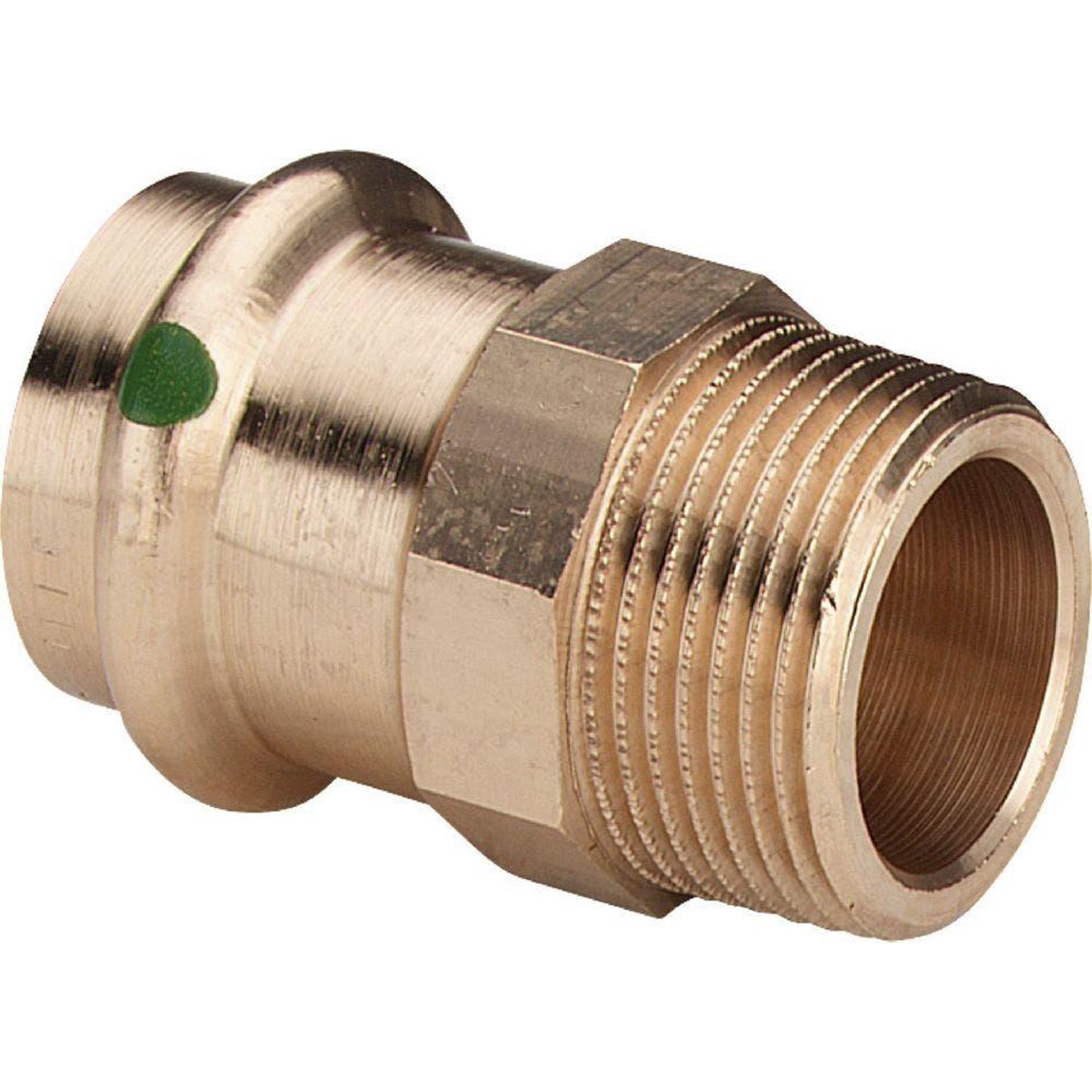 VIEGA Raccord droit bronze à sertir sanpress mf - fig 100 - 28mm 20x27