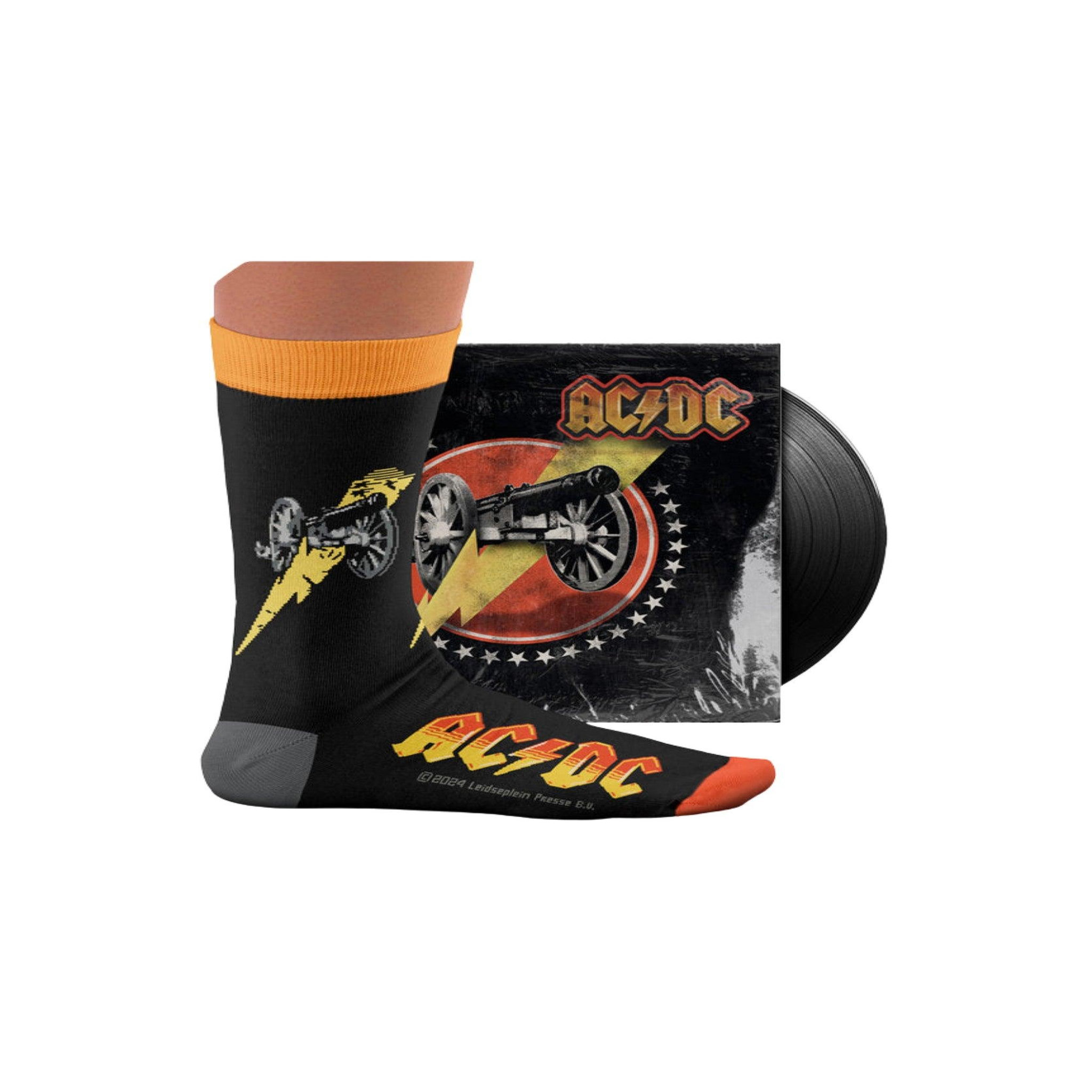 Voir la diapositive 2 : SOCK AFFAIRS Chaussettes ac/dc, for those about to rock