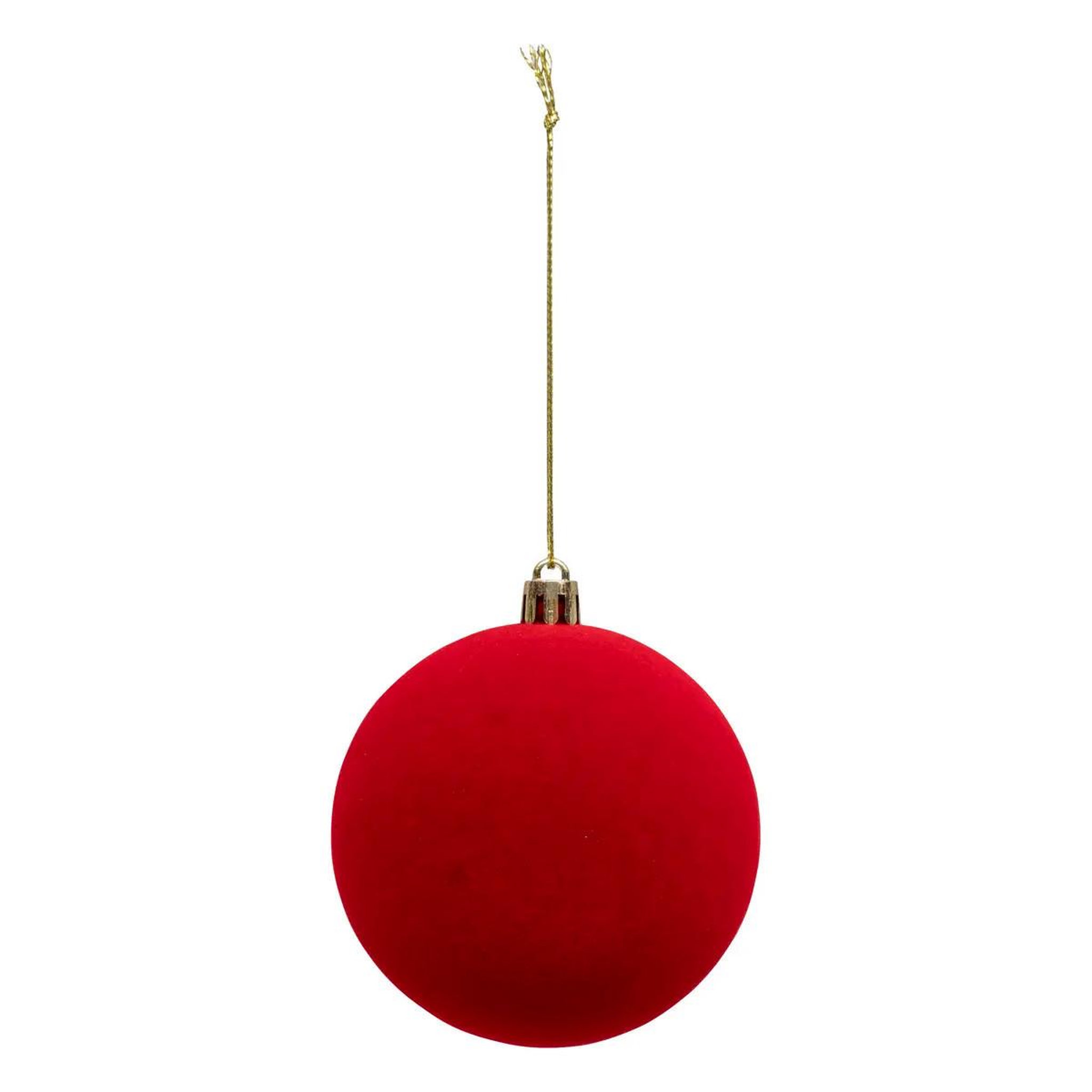 Voir la diapositive 2 : ATMOSPHERA Lot de 9 boules de noël  au petit matin  8cm multicolore