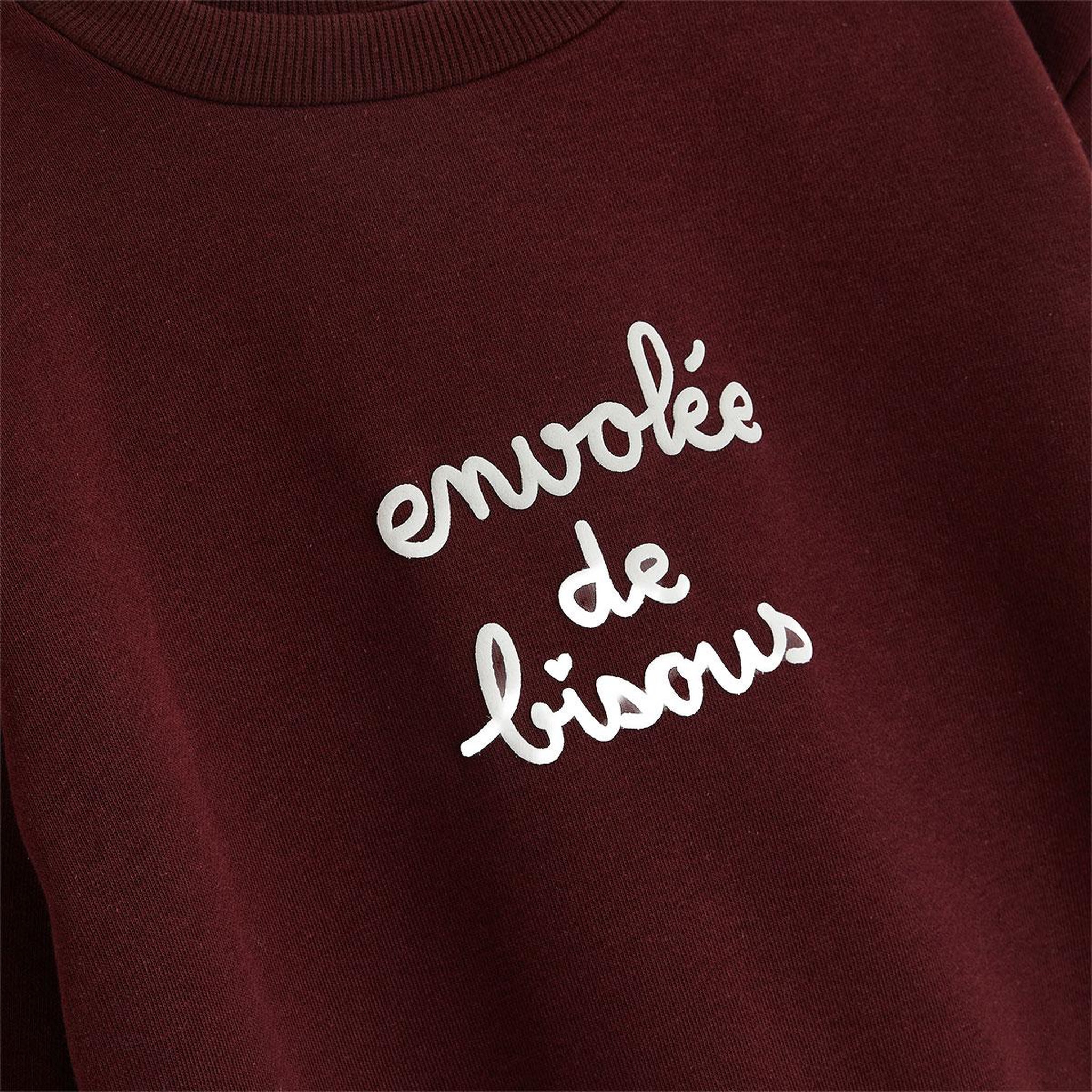 Voir la diapositive 3 : PETIT BEGUIN Sweat en molleton Violette