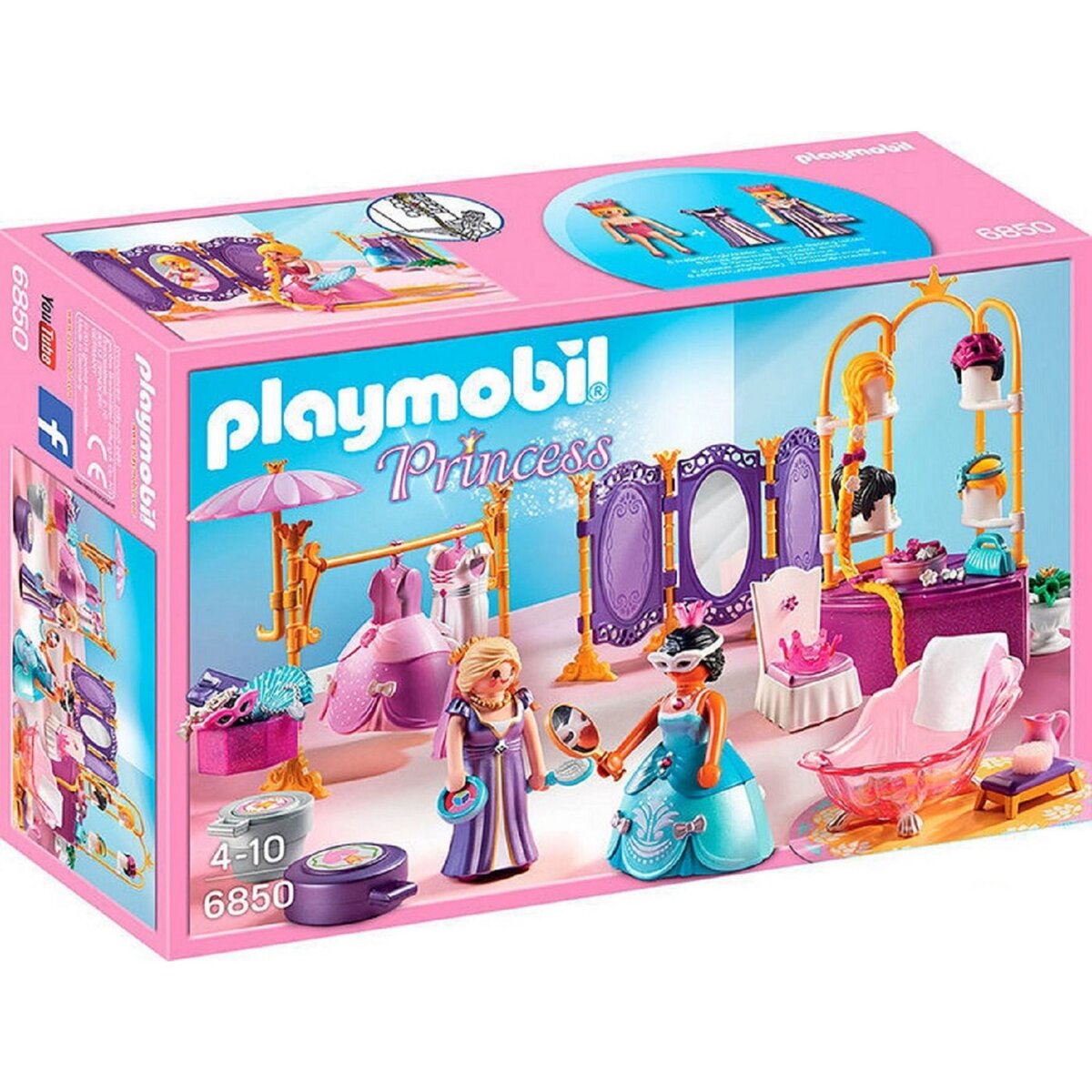 PLAYMOBIL 6850 - Princess - Salon de beauté avec princesses