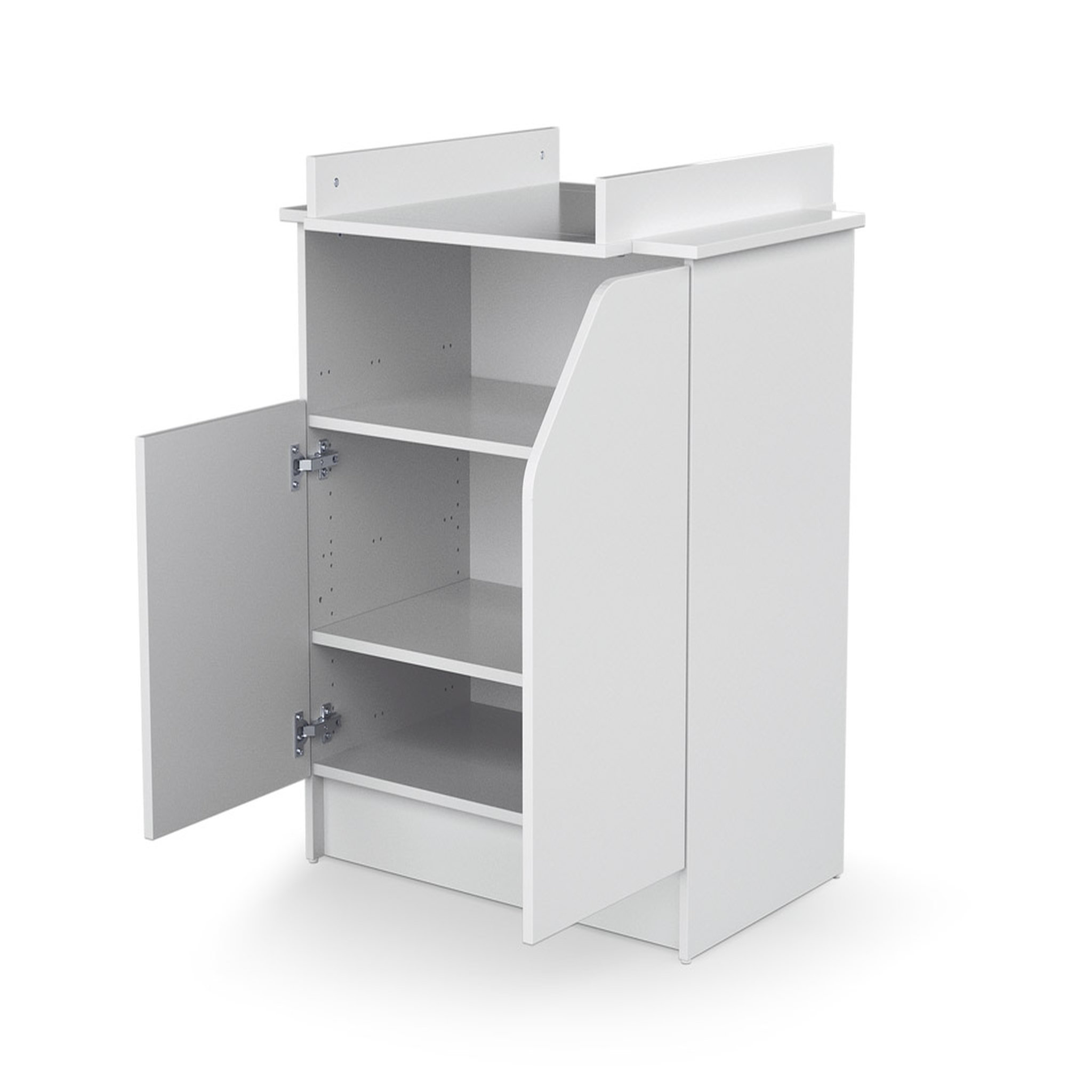 Voir la diapositive 2 : Commode à langer 2 portes CARNAVAL Blanc