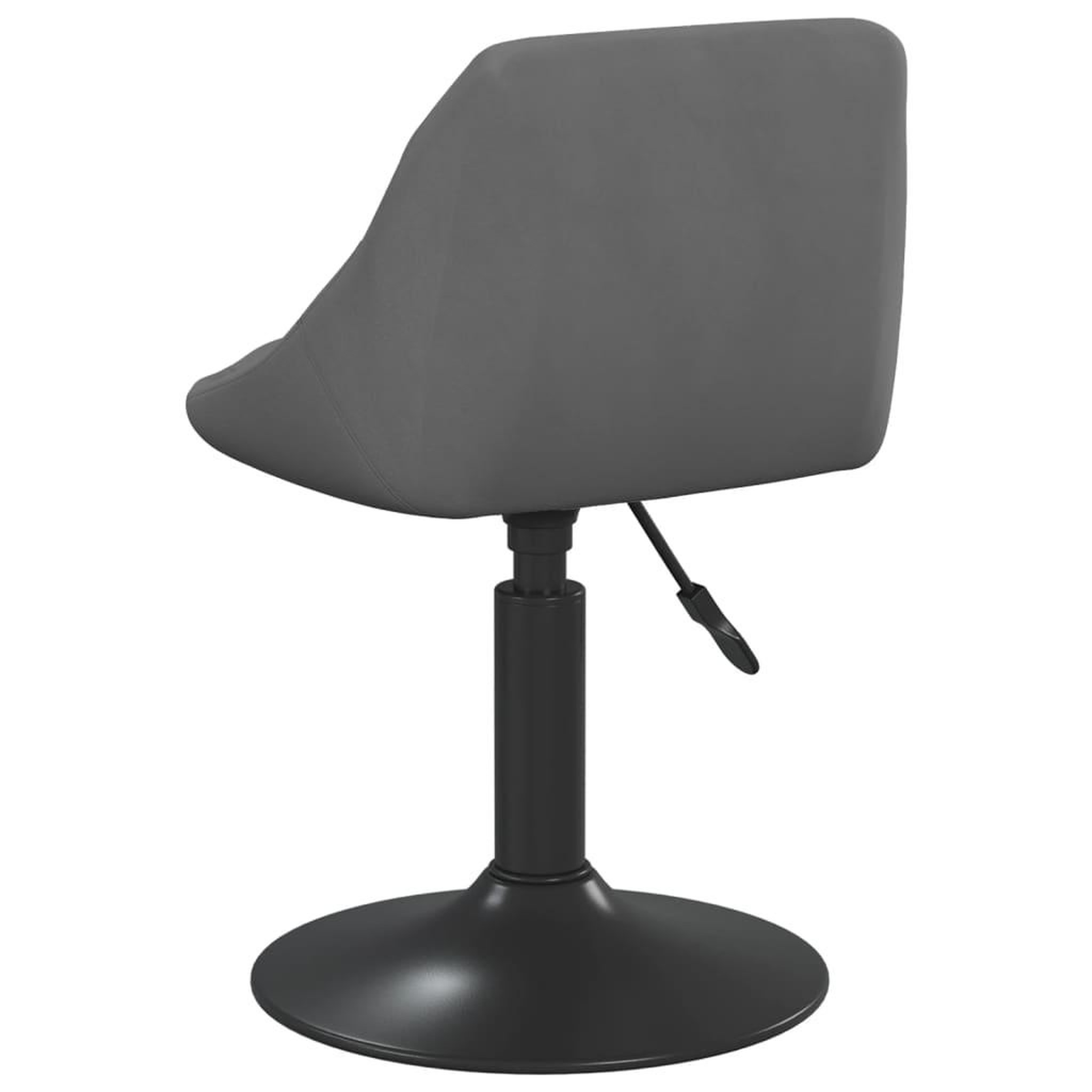 Voir la diapositive 5 : VIDAXL Chaises pivotantes a manger lot de 4 gris fonce velours