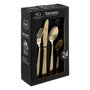 Voir la diapositive 6 : SECRET DE GOURMET Ménagère 24 Pièces Inox  Tamara  27cm Champagne