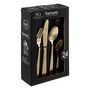 Voir la diapositive 6 : SECRET DE GOURMET Ménagère 24 Pièces Inox  Tamara  27cm Champagne
