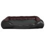 Voir la diapositive 4 : VIDAXL Lit pour chien Noir et marron 105x80x25 cm Similicuir