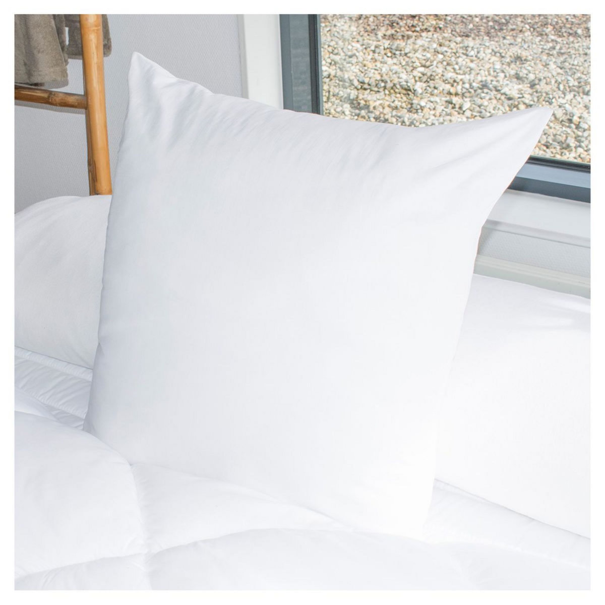 BLEU CALIN Oreiller confort moelleux en coton Bio 