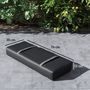Voir la diapositive 3 : OUTSUNNY Sac de lestage souple chargeable pour parasol - lot de 2 sacs - 25 Kg x 2 - poignées - oxford haute densité 600D noir