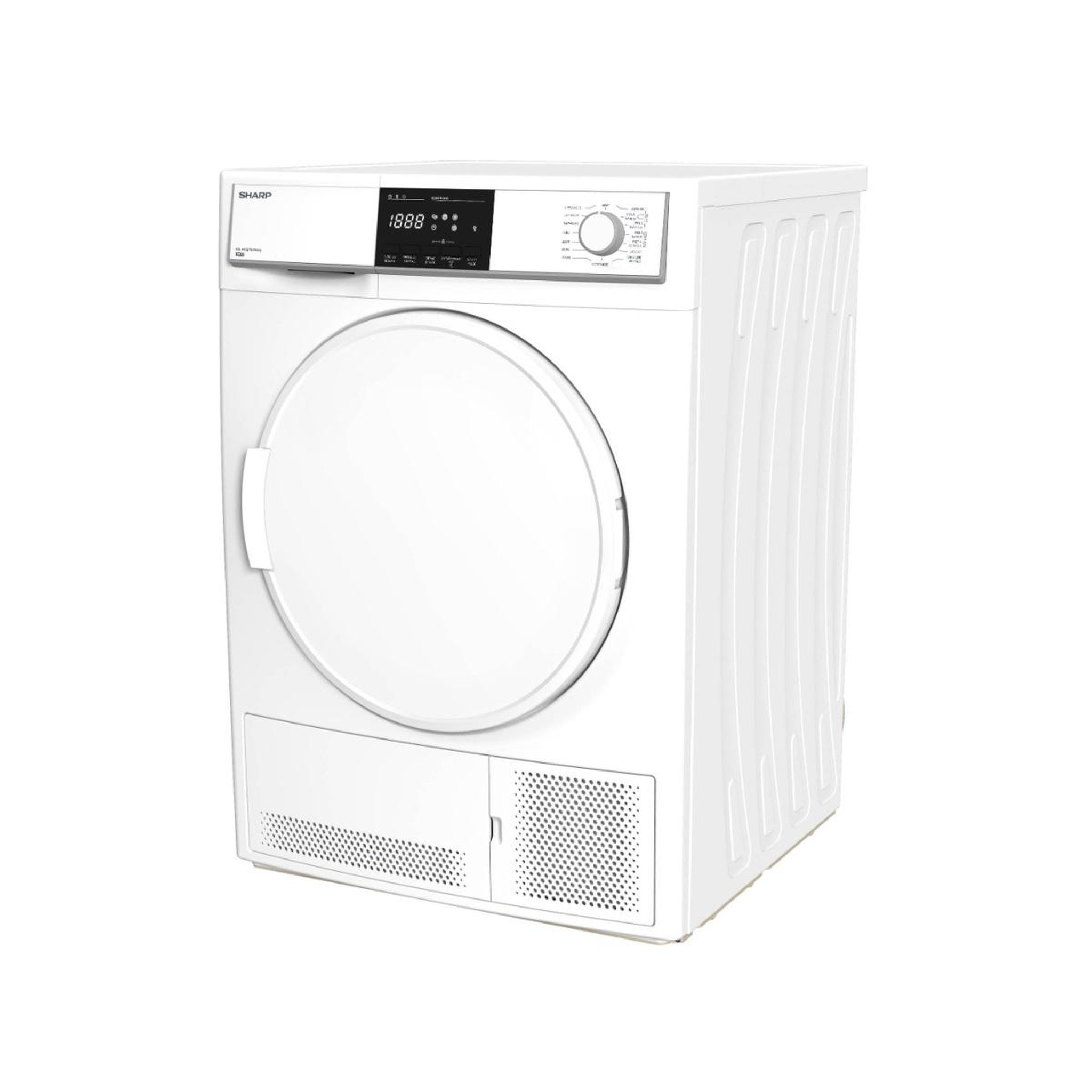 Voir la diapositive 5 : Sharp Sèche-linge à condensation 60cm 7kg blanc - KDNCB7S7PW91