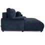 Voir la diapositive 6 : LISA DESIGN Nelly - canapé d'angle gauche 4 places convertible avec coffre en velours texturé
