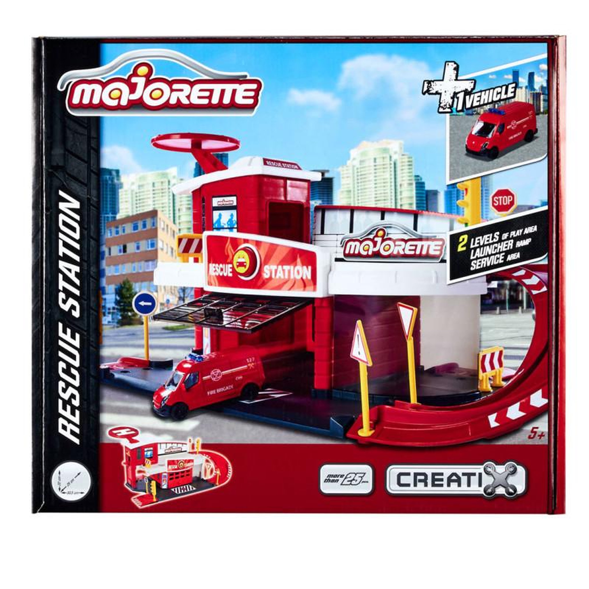 Voir la diapositive 2 : Majorette Majorette Creatix Rescue Station 212050038