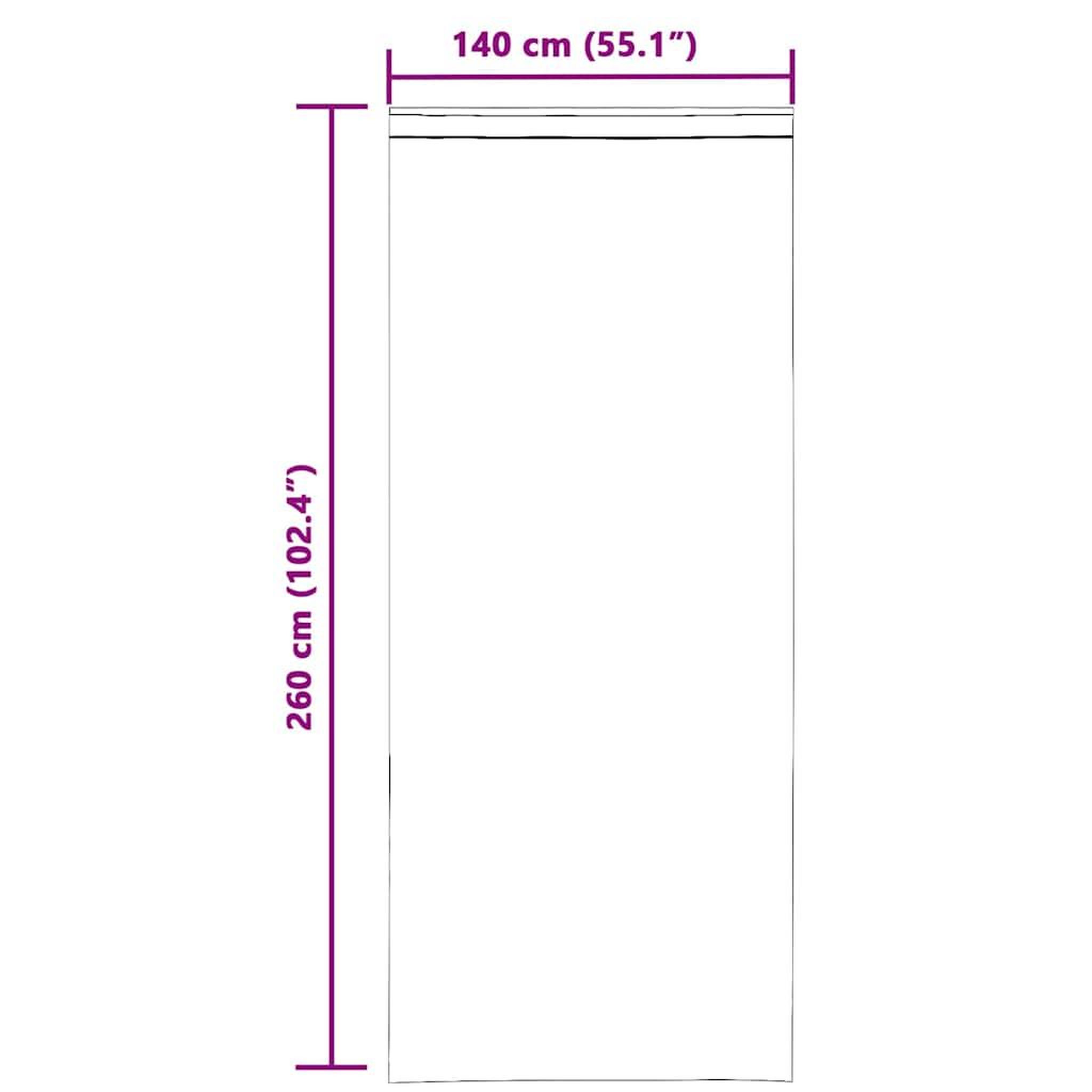 Voir la diapositive 6 : VIDAXL Rideaux en voile avec boucles 2 pcs violet 140x260 cm