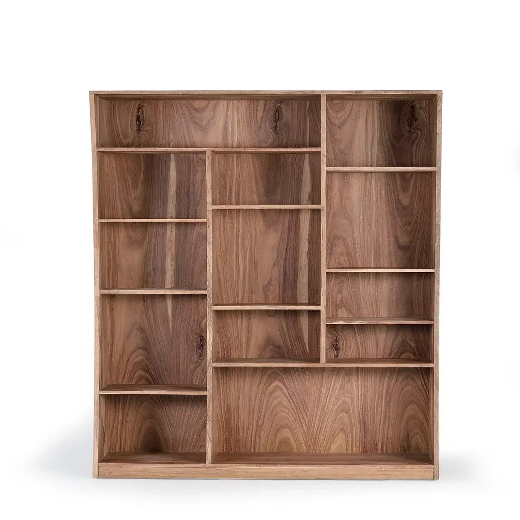 GINER Y COLOMER SL Bibliothèque en bois d'acacia 120 cm style rustique moderne