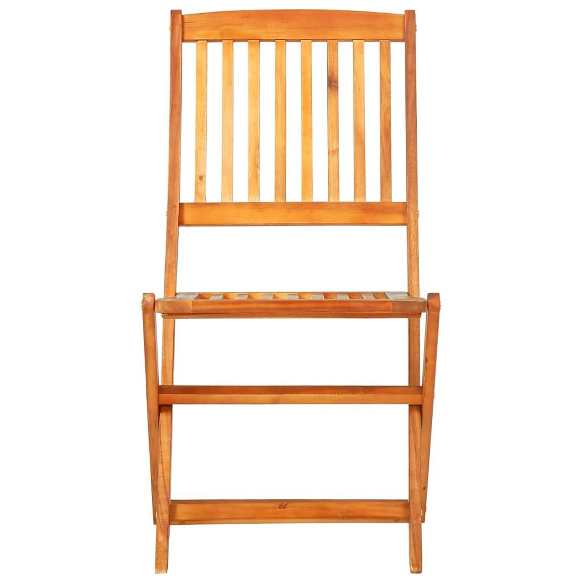 Voir la diapositive 4 : VIDAXL Ensemble a manger de jardin pliable 7 pcs bois d'acacia solide