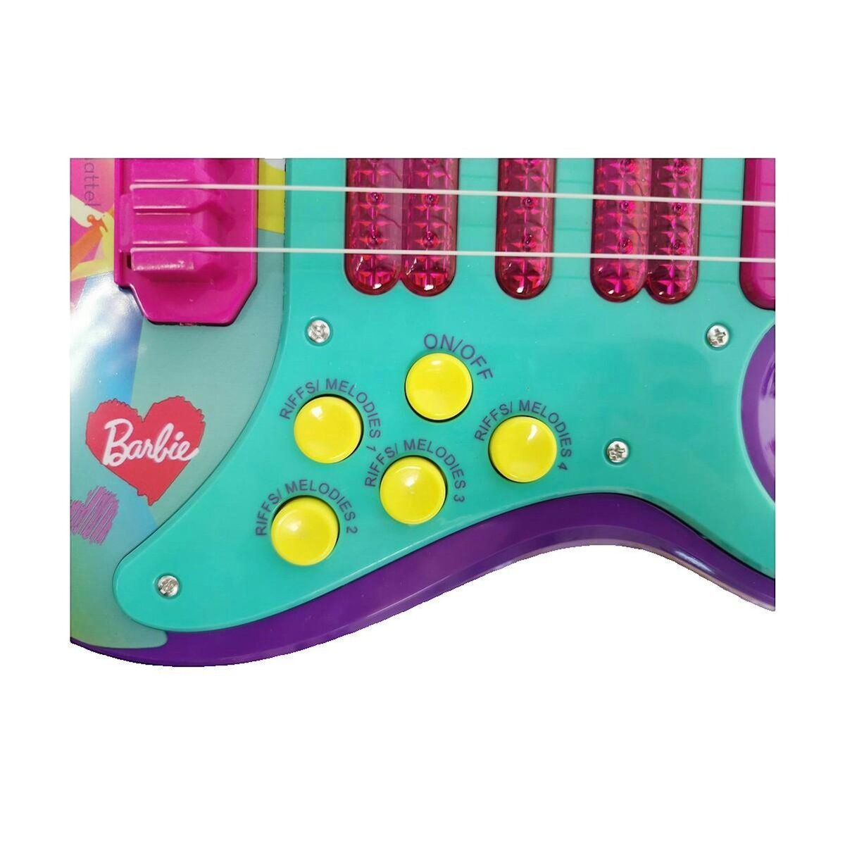 BARBIE Guitare pour enfant Barbie Rose