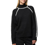 Pieces Pull Noir Femme Pieces Lola. Coloris disponibles : Noir