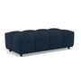 Voir la diapositive 2 : LISA DESIGN Adelaide - pouf en tissu texturé