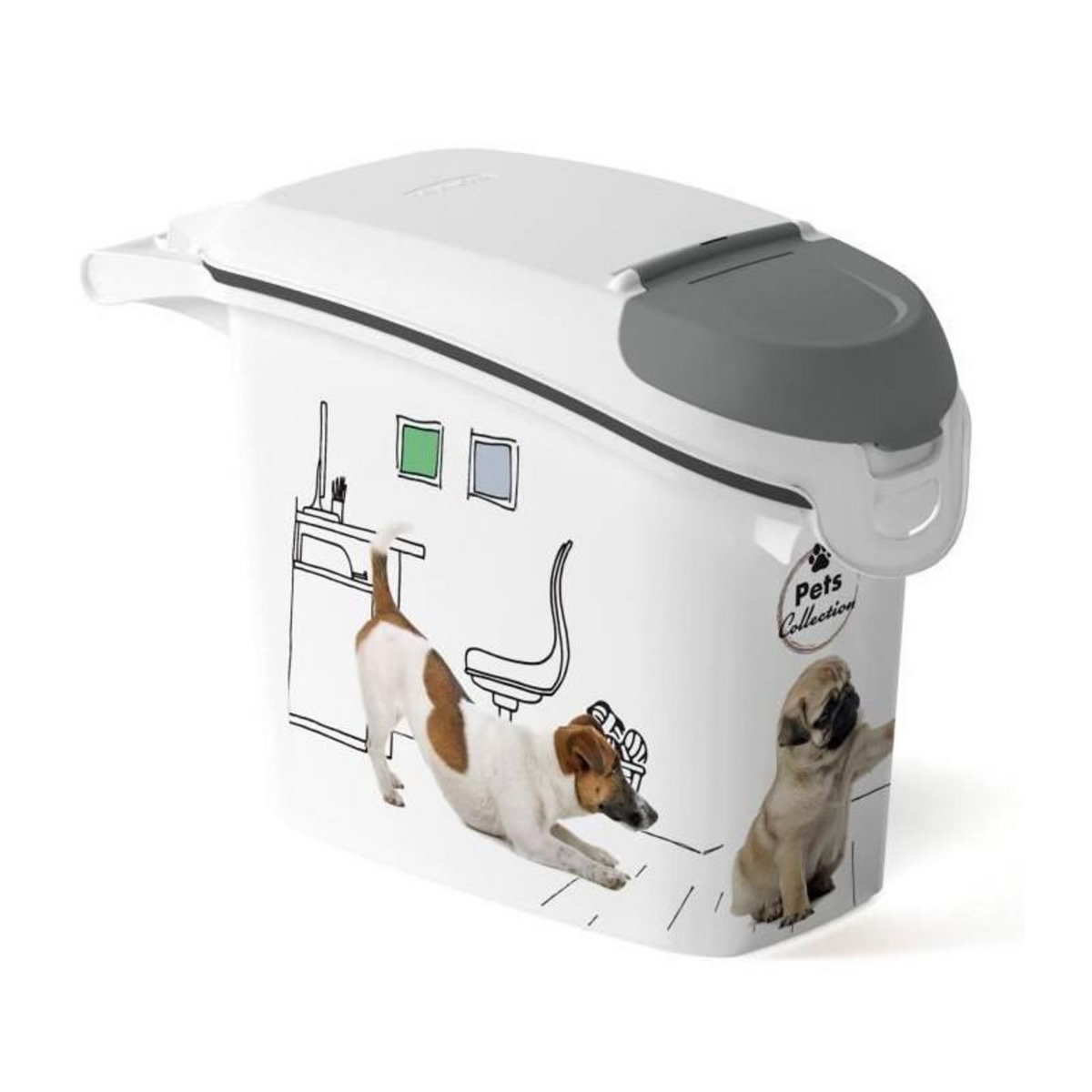 CURVER Curver PetLife boîte a croquettes pour chiens 6 kg 23 x 50 x 36 cm