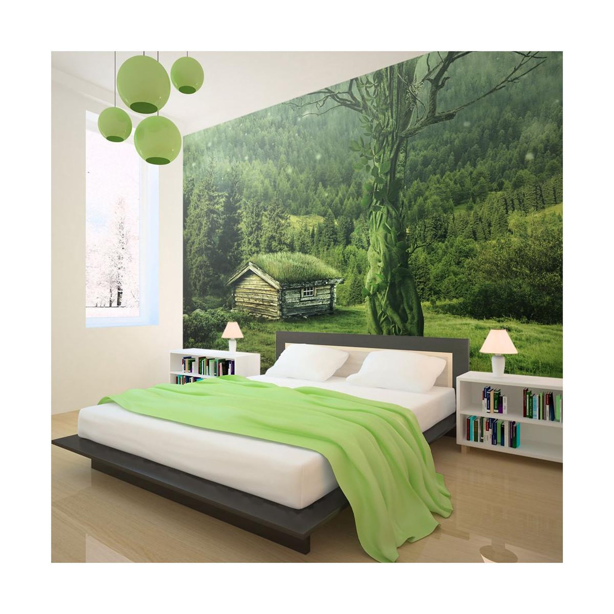 Paris Prix Papier peint  green seclusion. Coloris disponibles : Multicolore