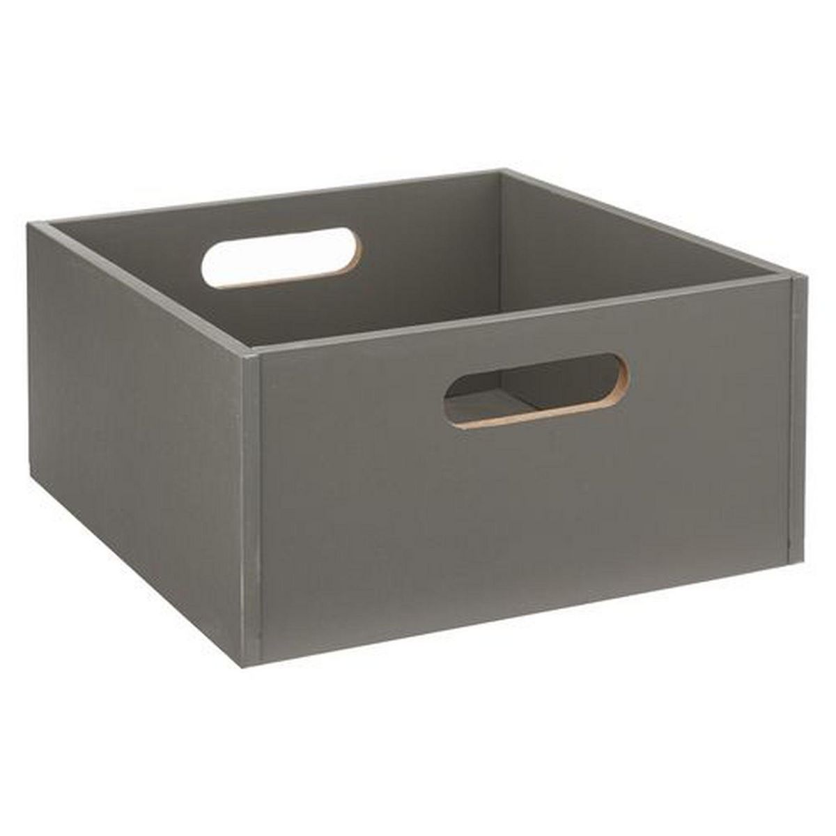 TOILINUX Lot de 2 Boîtes de rangement carrée en MDF