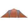 Voir la diapositive 5 : VIDAXL Tente familiale à dôme 6 personnes gris et orange imperméable