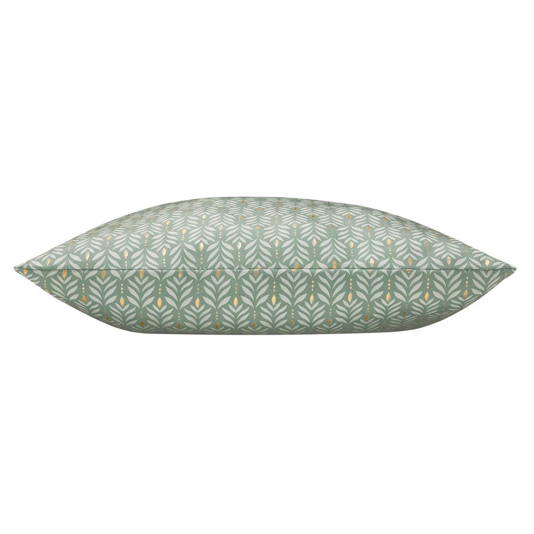 Voir la diapositive 2 : Douceur d'Intérieur Coussin déco imprimé  piana  60x60cm sauge