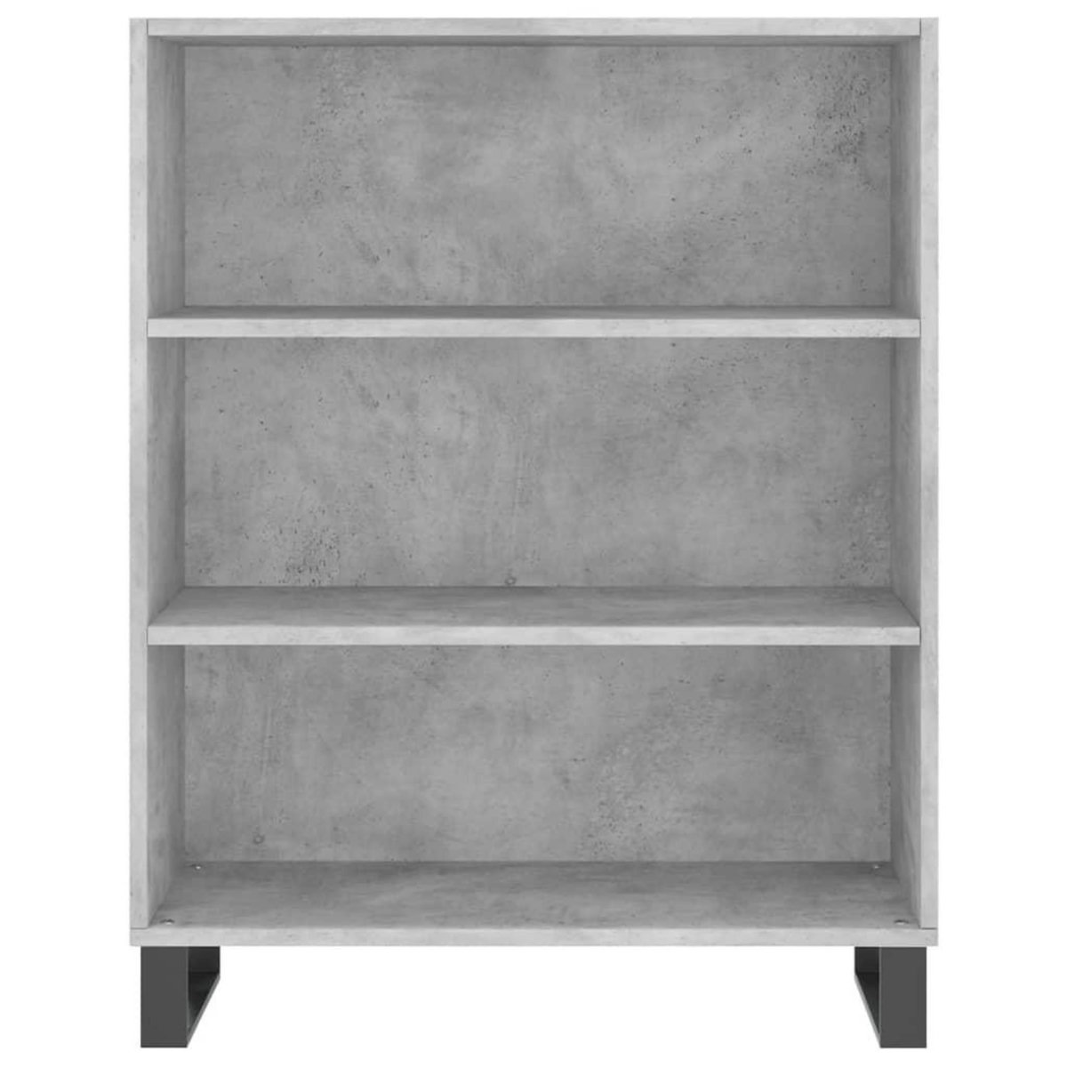 VIDAXL Buffet gris beton 69,5x32,5x180 cm bois d'ingenierie