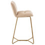 Voir la diapositive 3 : Paris Prix Chaise de Bar Design  Pierre  85cm Beige