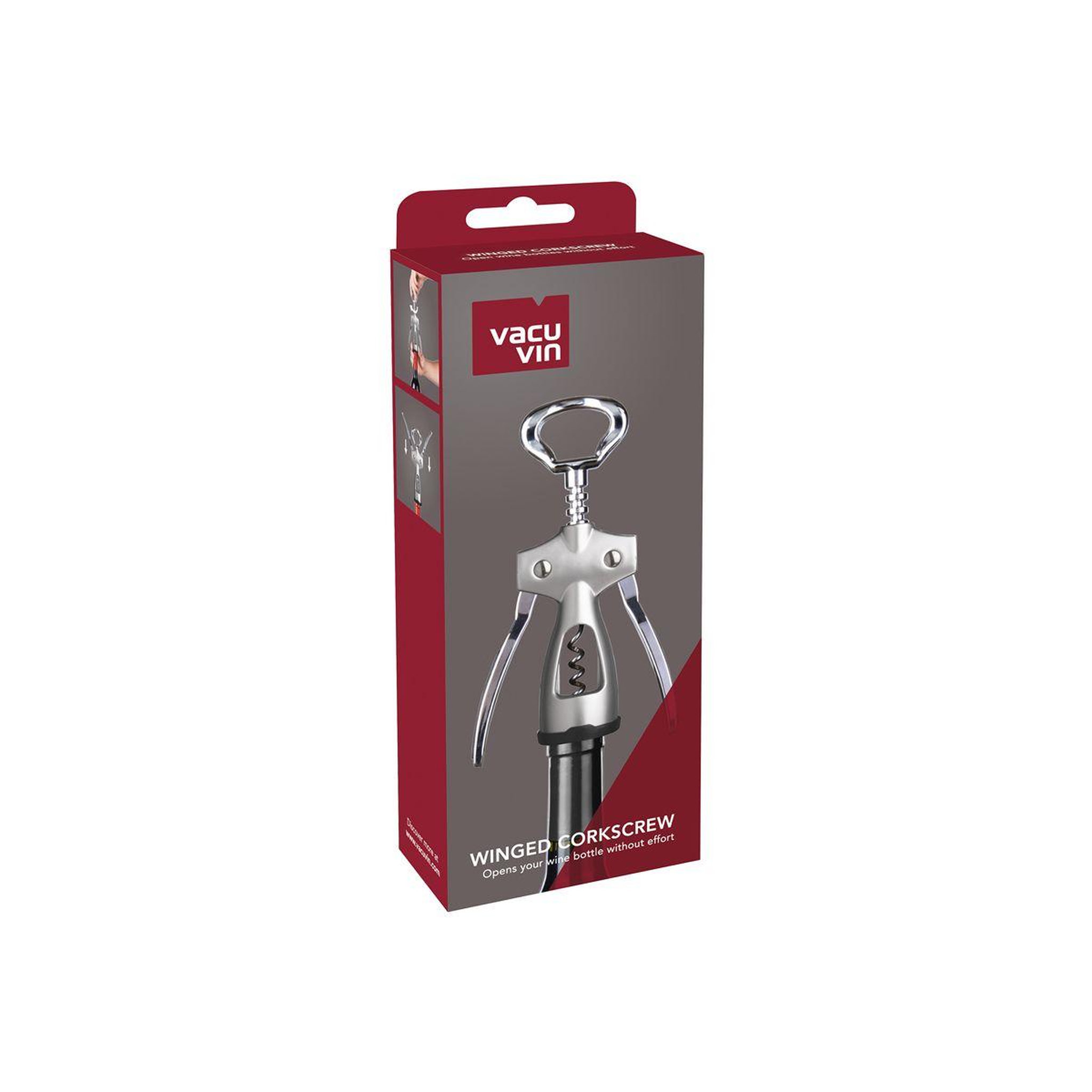 Voir la diapositive 2 : VACUVIN Tire bouchon a ailettes