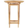 Voir la diapositive 2 : VIDAXL Table pliable de jardin Ø 60 cm Bois de teck solide